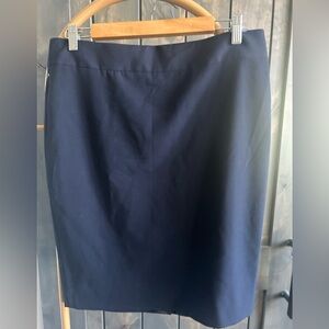 J. Crew Dark Blue Pencil Skirt NWT